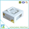 Wholesale Different Colors Paper Cake Packaging Boxes with Pet Window